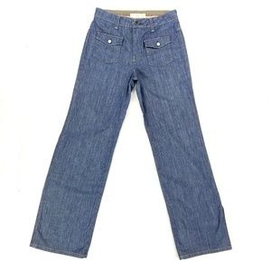 Stella McCartney 70s Front Pocket Wide Leg Jeans
